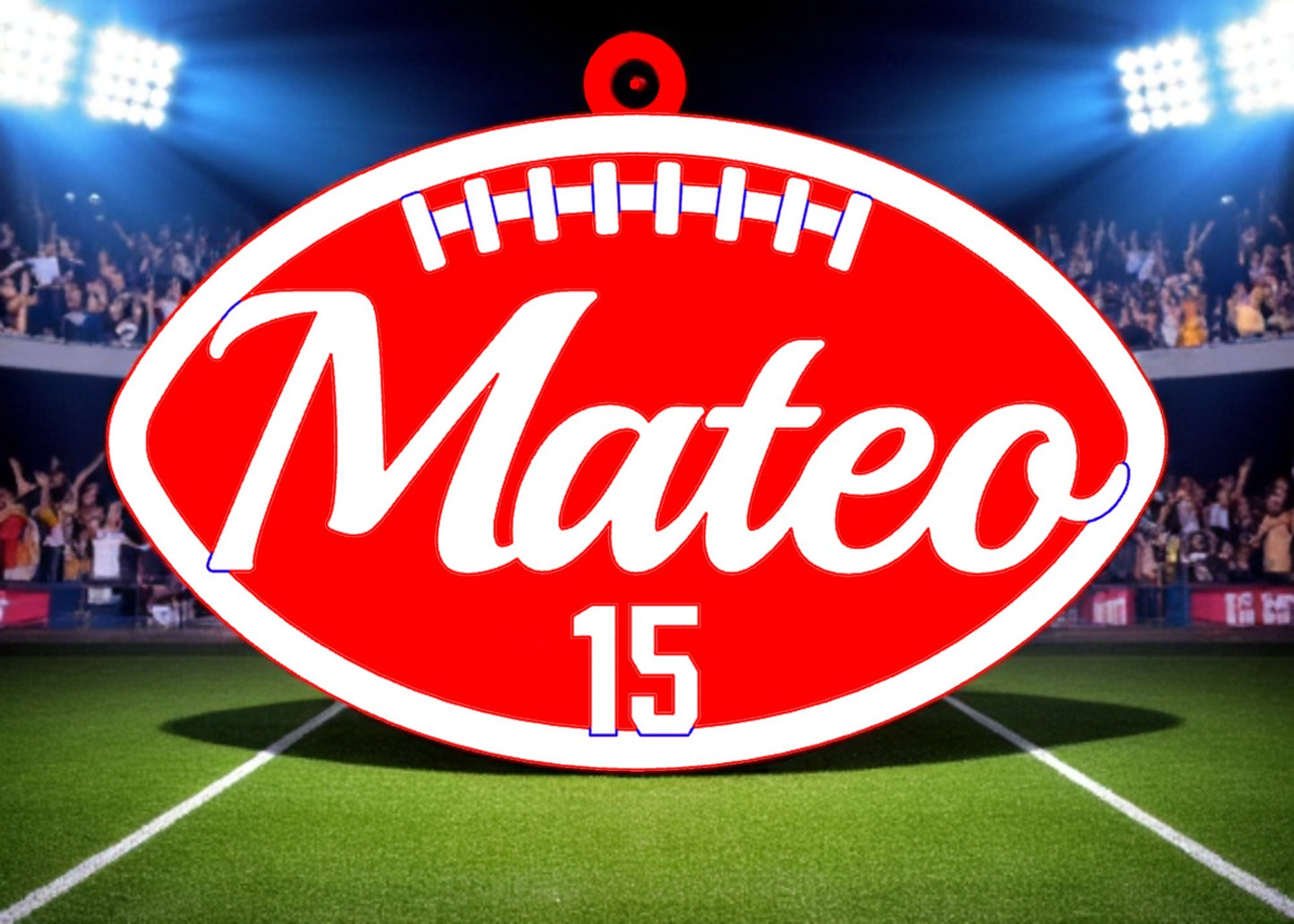Millionaires Football Bag Tag