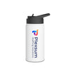 Plexsum Stainless Steel Water Bottle, Standard Lid