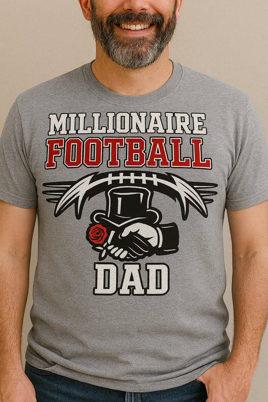 Millionaires Cherry & White T-Shirt – Williamsport School Spirit Swag for Fundraisers & Fans