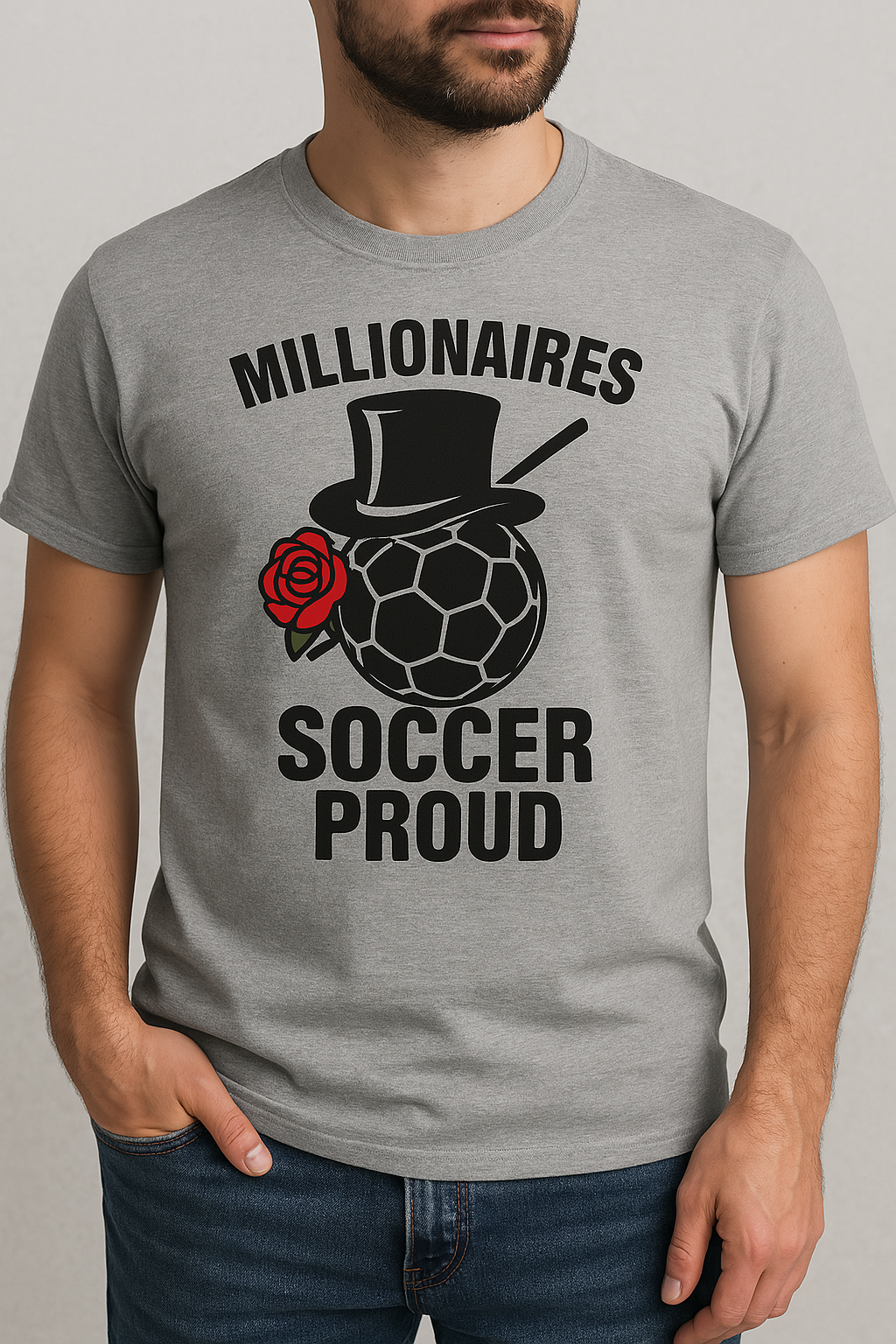 Millionaires Cherry & White T-Shirt – Williamsport School Spirit Swag for Fundraisers & Fans